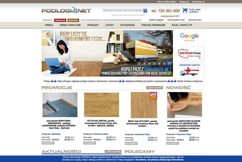 Sklep z panelami podłogowymi - jak dobrać panele do małego mieszkania?